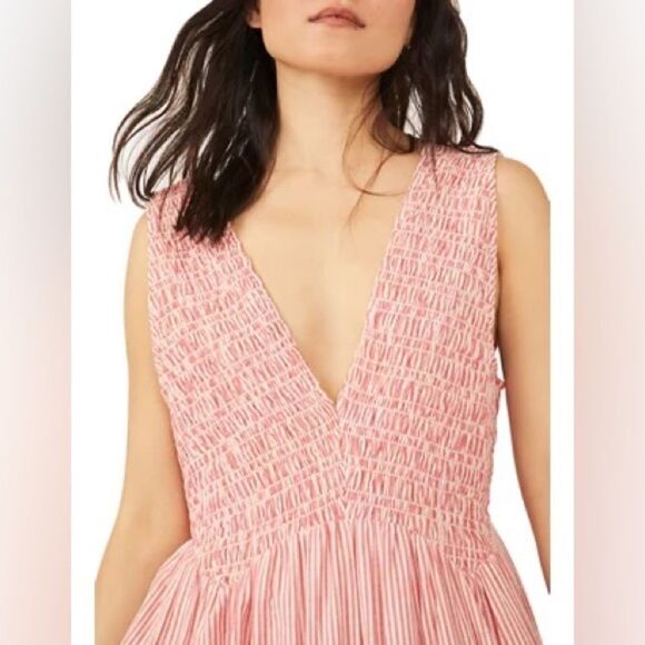 Free People Juno Sleeveless Smocked Tiered Maxi Dress - Picture 4 of 14